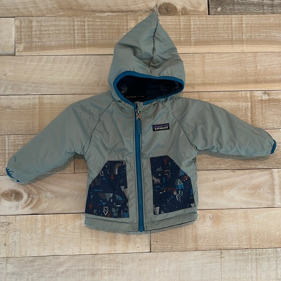 Patigonia toddler’s reversible down sweater with hood - Picture 2 of 2